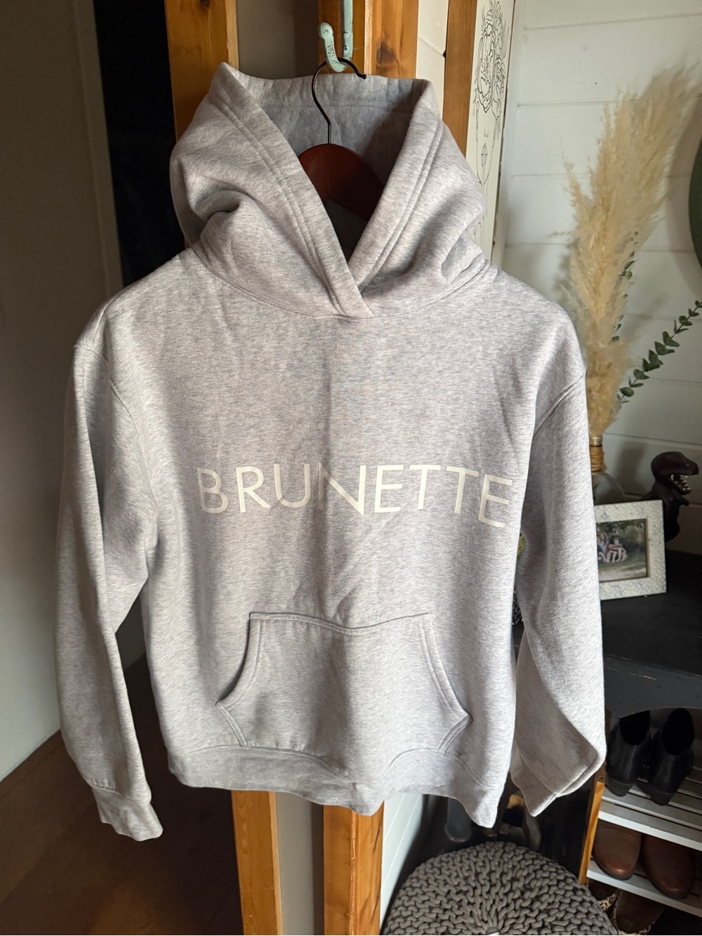 BRUNETTE the Label The BRUNETTE Classic Hoodie Gray Hoodie Size Small/Medium